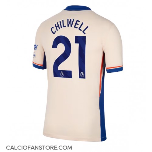 Maglia Calcio Chelsea Ben Chilwell #21 Seconda Divisa 2024-25 Manica Corta